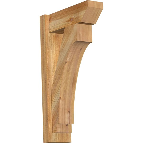 Ekena Millwork Imperial Slat Rough Sawn Outlooker, Western Red Cedar, 6"W x 16"D x 28"H OUT06X16X28IMP06RWR - main